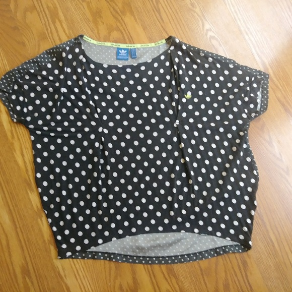 adidas polka dot shirt